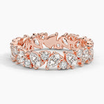 Grand Olivetta Eternity Diamond Ring Rose Gold 18k Eternity Band