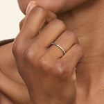 Ballad Eternity Black Diamond and Diamond Ring (1/4 ct. tw.) Rose Gold 18k Eternity Band