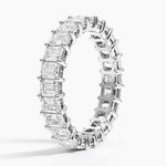 Emerald Eternity Diamond Ring (3 ct. tw.) Platinum Eternity Band