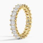 Emerald Eternity Diamond Ring (3 ct. tw.) Yellow Gold 18k Eternity Band