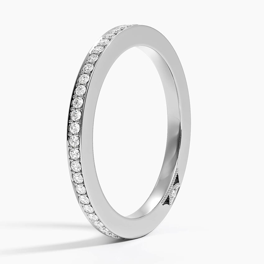 Tacori Dantela Eternity Diamond Ring (1/4 ct. tw.) Platinum Eternity Band