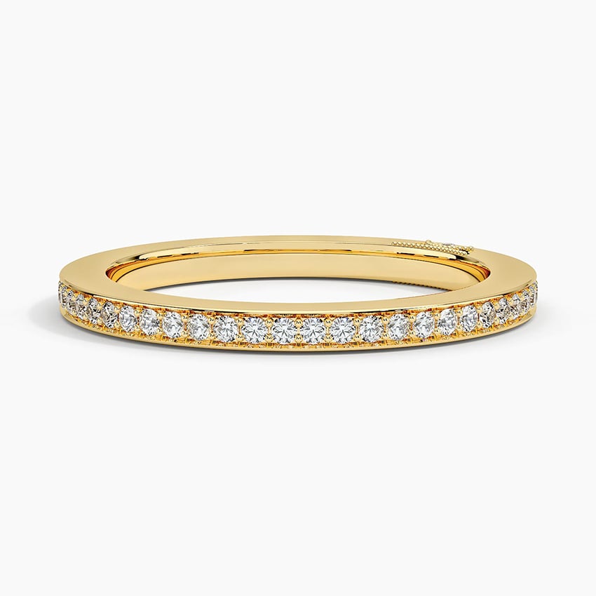 Tacori Dantela Eternity Diamond Ring (1/4 ct. tw.) Yellow Gold 18k Eternity Band