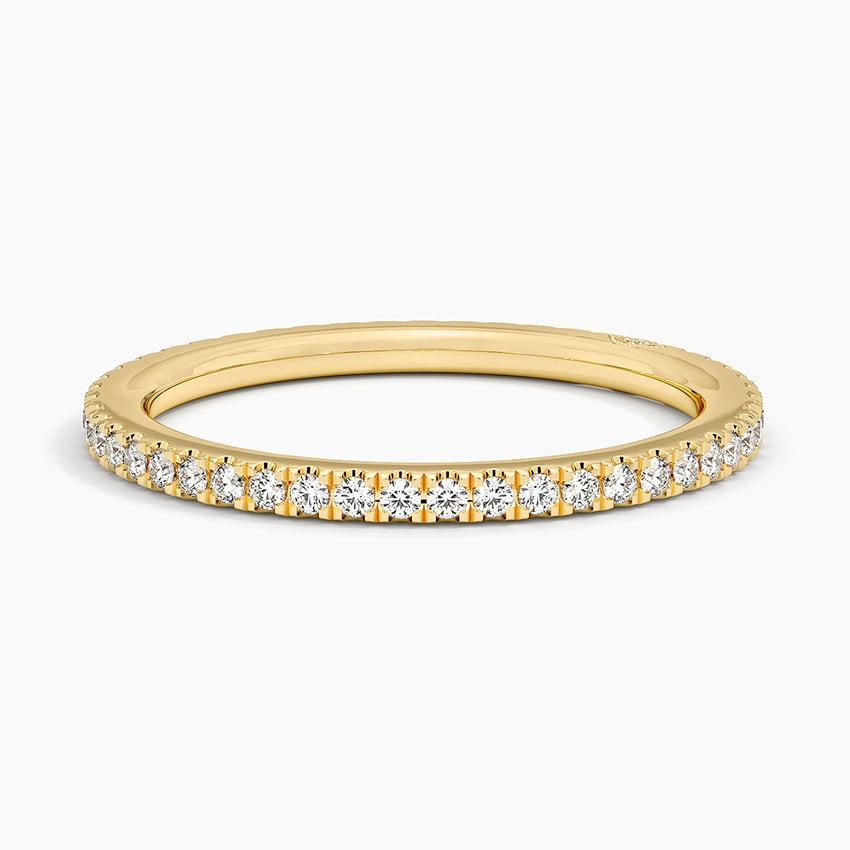 Simply Tacori Eternity Diamond Ring (1/3 ct. tw.) Yellow Gold 18k Eternity Band