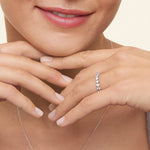 Riviera Eternity Diamond Ring (2 ct. tw.) Rose Gold 18k Eternity Band
