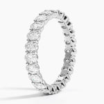 Oval Eternity Diamond Ring (2 ct. tw.) Platinum Eternity Band