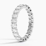 Oval Eternity Diamond Ring (2 ct. tw.) Platinum Eternity Band