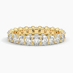 Oval Eternity Diamond Ring (2 ct. tw.) Yellow Gold 18k Eternity Band