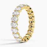 Oval Eternity Diamond Ring (3 ct. tw.) Yellow Gold 18k Eternity Band