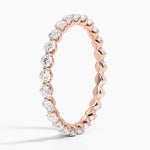 Riviera Eternity Diamond Ring (1 ct. tw.) Rose Gold 18k Eternity Band