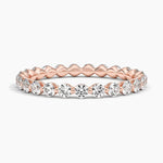 Riviera Eternity Diamond Ring (1 ct. tw.) Rose Gold 18k Eternity Band