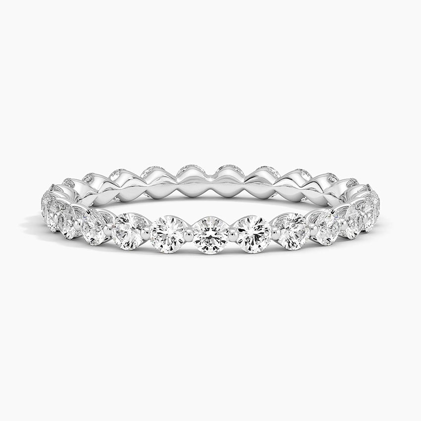 Riviera Eternity Diamond Ring (1 ct. tw.) Platinum Eternity Band