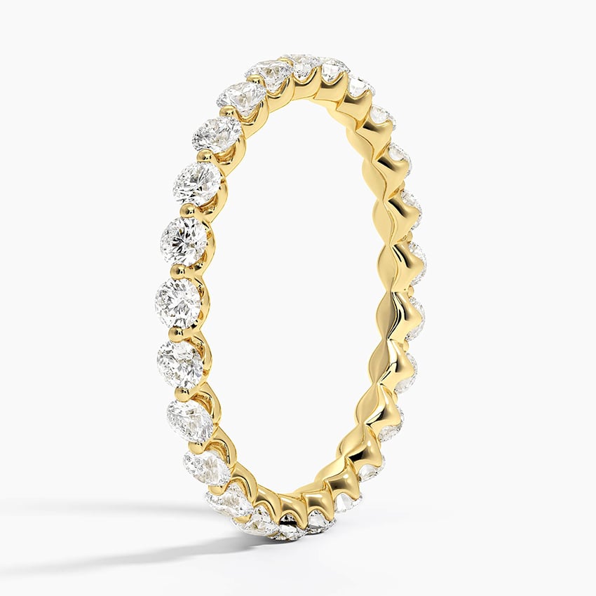 Milan Eternity Diamond Ring (1/3 ct. tw.) Yellow Gold 18k Eternity Band