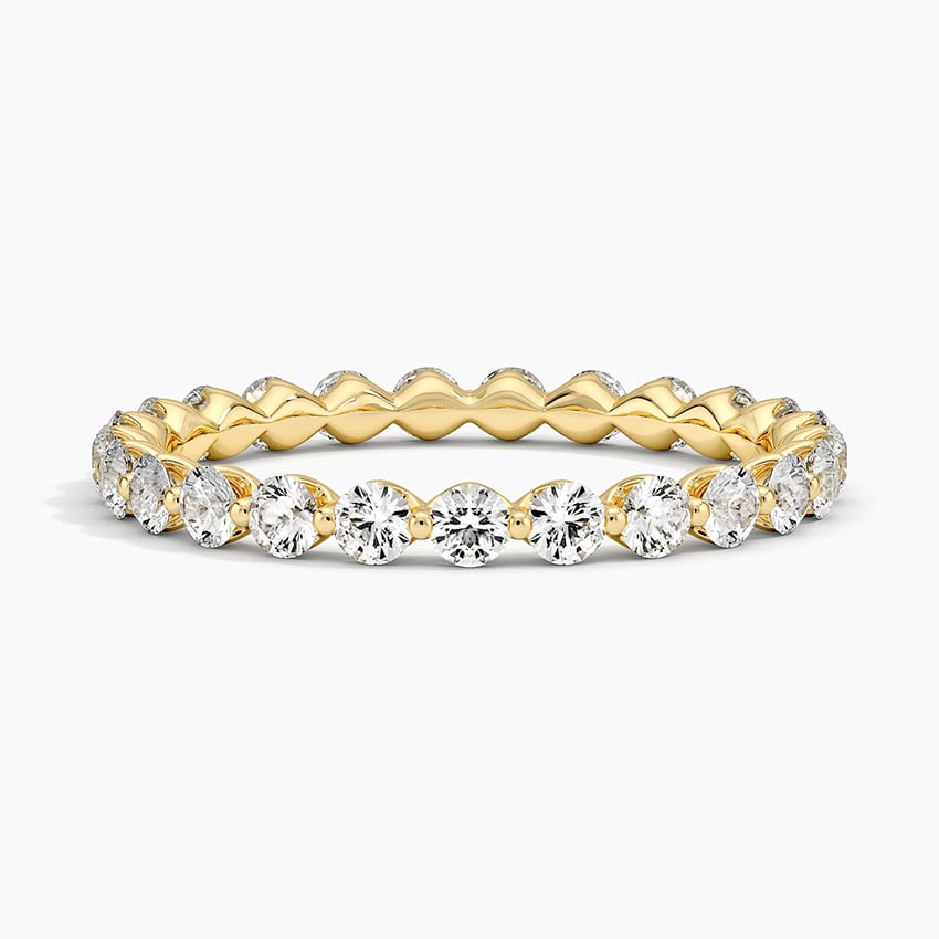 Milan Eternity Diamond Ring (1/3 ct. tw.) Yellow Gold 18k Eternity Band