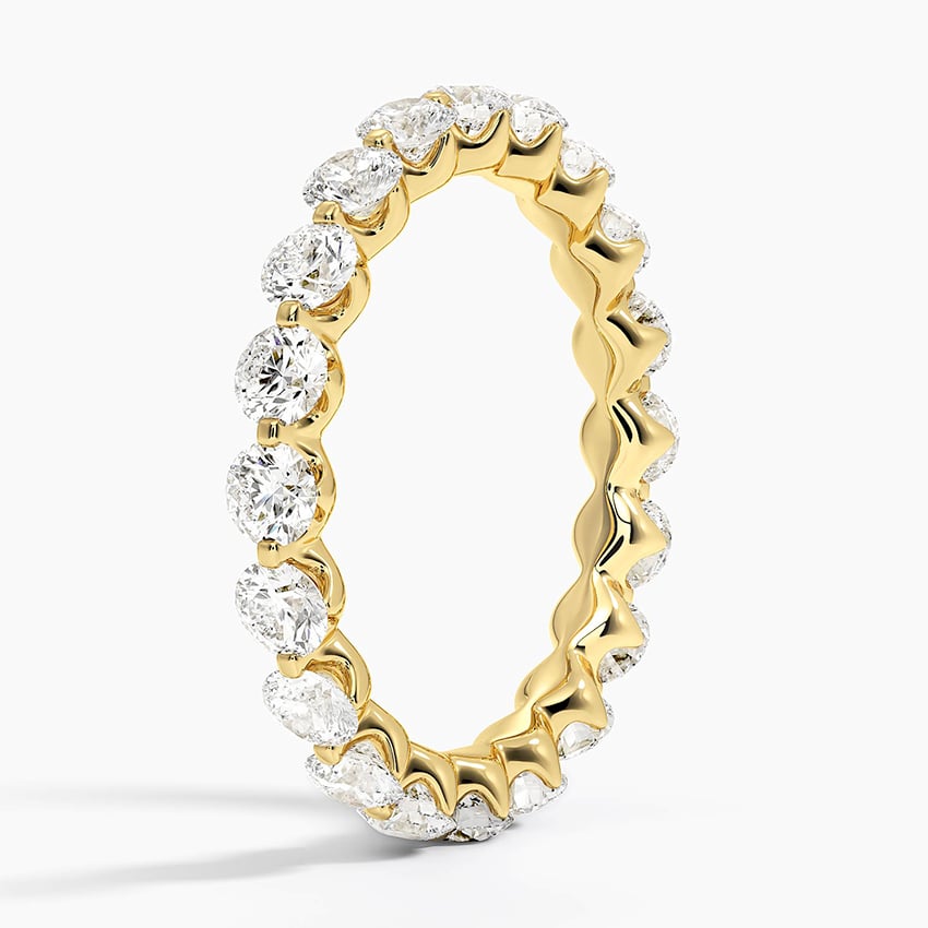 Riviera Eternity Diamond Ring (2 ct. tw.) Yellow Gold 18k Eternity Band