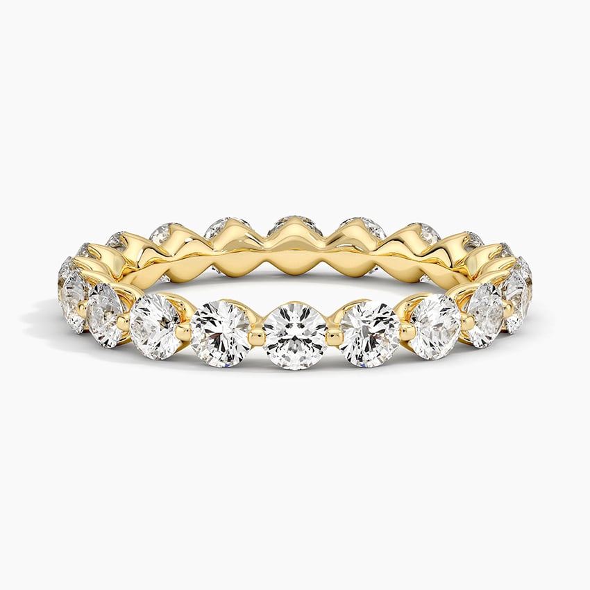 Riviera Eternity Diamond Ring (2 ct. tw.) Yellow Gold 18k Eternity Band