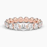 Riviera Eternity Diamond Ring (3 ct. tw.) Rose Gold 18k Eternity Band