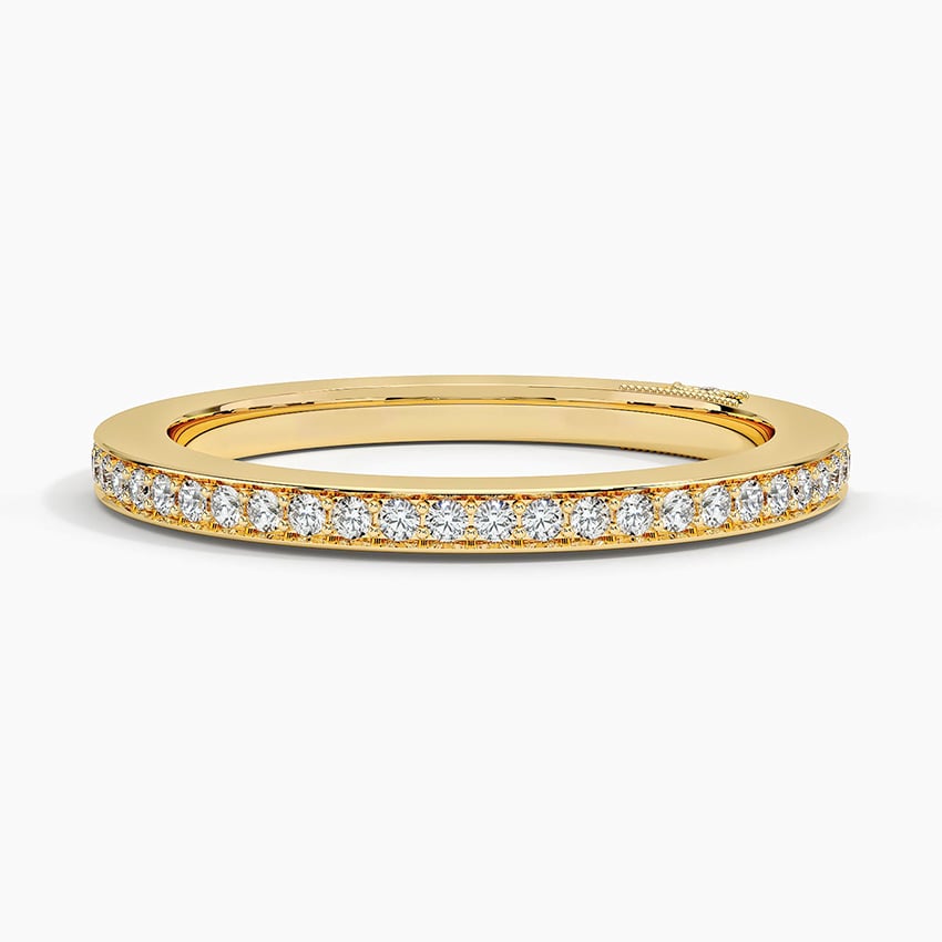 Tacori Dantela Diamond Ring (1/8 ct. tw.) Yellow Gold 18k Wedding Band