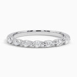 Tacori Sculpted Crescent Pear Diamond Ring (1/3 ct. tw.) Platinum Wedding Band