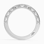 Tacori Lunetta Crescent Contoured Diamond Ring (1/5 ct. tw.) Platinum Wedding Band