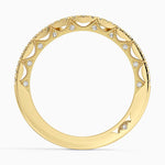 Tacori Lunetta Crescent Contoured Diamond Ring (1/5 ct. tw.) Yellow Gold 18k Wedding Band