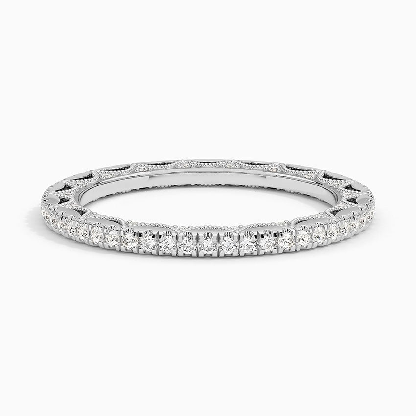 Tacori Lunetta Crescent Eternity Diamond Ring (1/2 ct. tw.) Platinum Eternity Band
