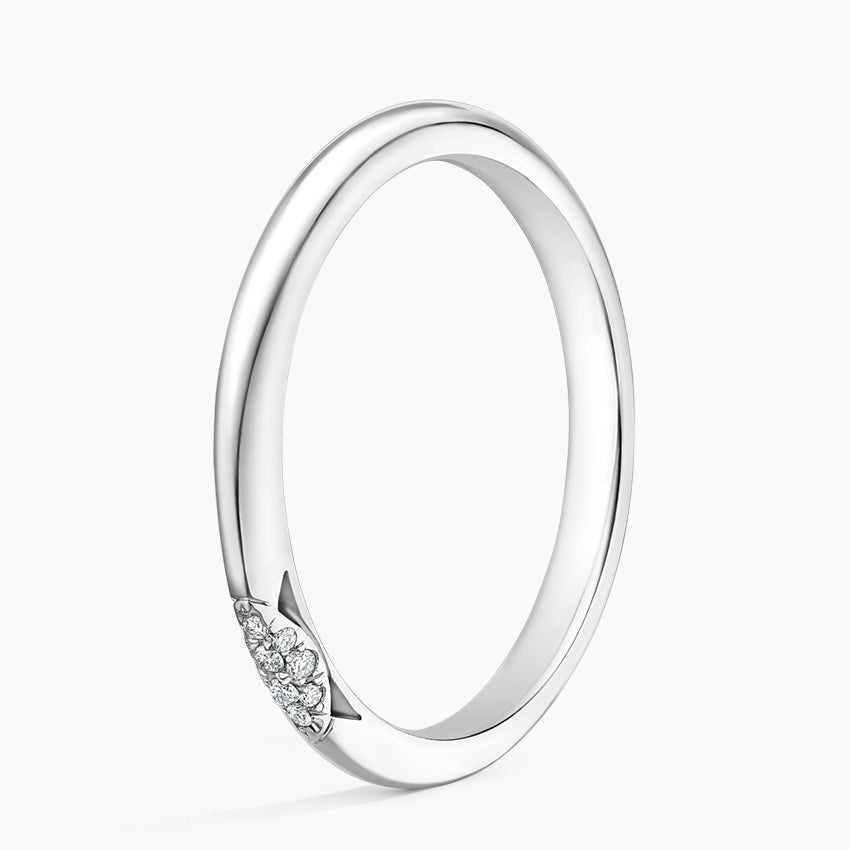 Tacori Founder's Petite Diamond Ring Platinum Wedding Band