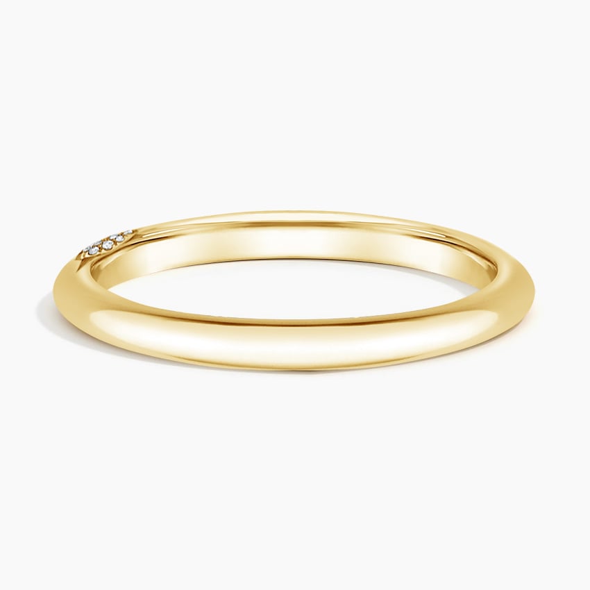 Tacori Founder's Petite Diamond Ring Yellow Gold 18k Wedding Band