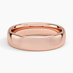 Low Profile 5.5mm Wedding Ring Rose Gold 18k Wedding Band
