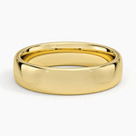 Low Profile 5.5mm Wedding Ring Yellow Gold 18k Wedding Band