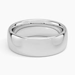 Low Profile 6.5mm Wedding Ring Platinum Wedding Band