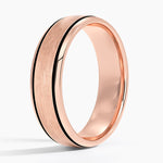 Everett 6mm Wedding Ring Rose Gold 18k Wedding Band