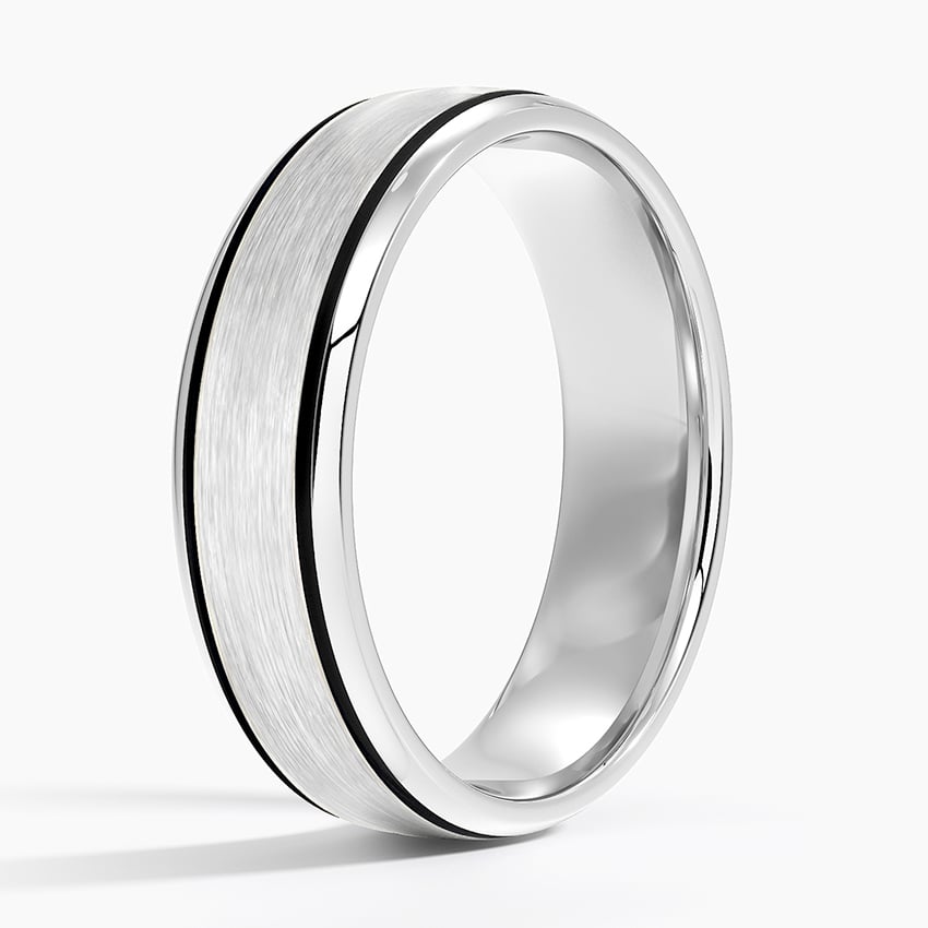 Everett 6mm Wedding Ring Platinum Wedding Band