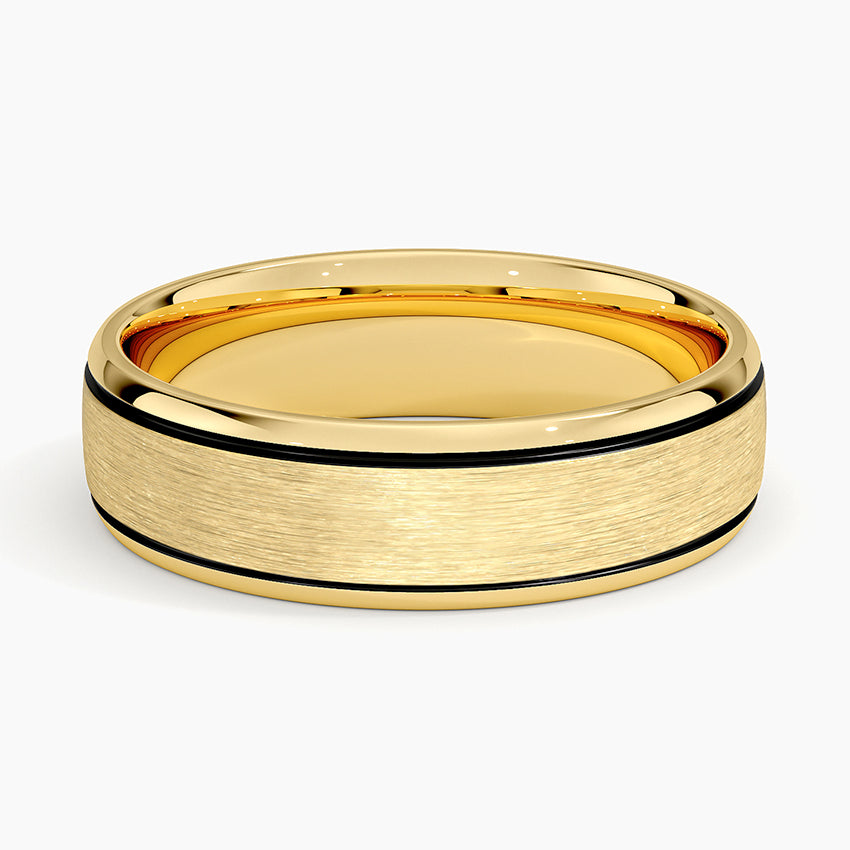 Everett 6mm Wedding Ring Yellow Gold 18k Wedding Band