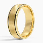 Everett 7mm Wedding Ring Yellow Gold 18k Wedding Band