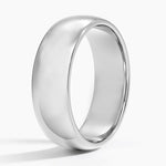 Fairmined Comfort Fit 6mm Wedding Ring White Gold 18k Wedding Band