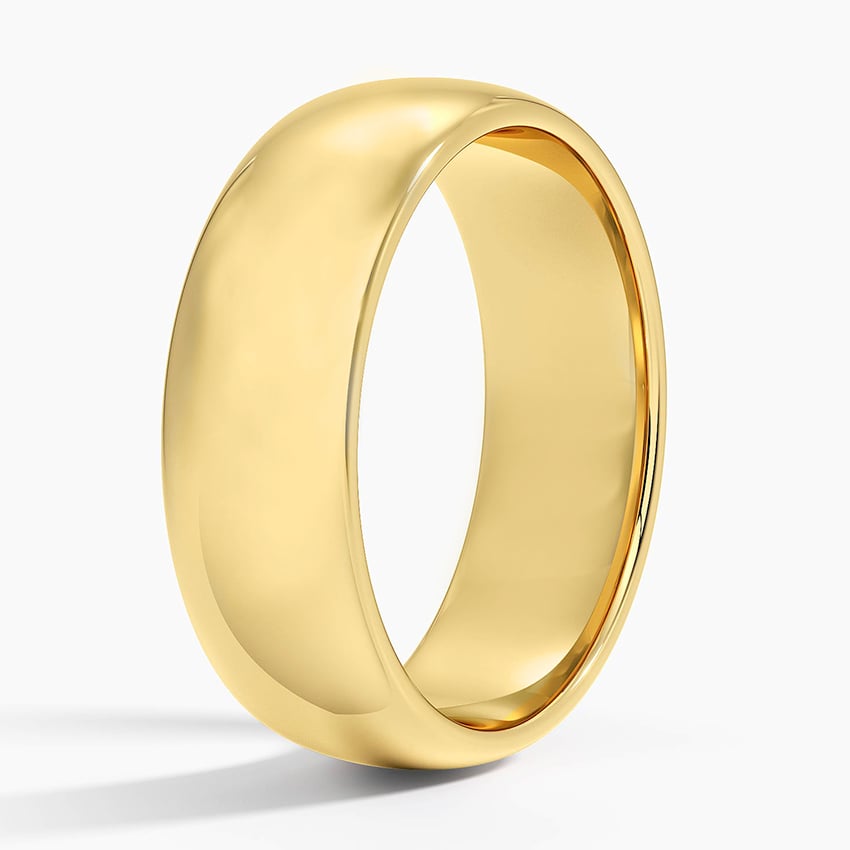 Fairmined Comfort Fit 6mm Wedding Ring Yellow Gold 18k Wedding Band