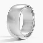 Fairmined Comfort Fit 8mm Wedding Ring White Gold 18k Wedding Band