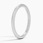 Fairmined 1.5mm Comfort Fit Wedding Ring White Gold 18k Wedding Band