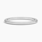 Fairmined 1.5mm Comfort Fit Wedding Ring White Gold 18k Wedding Band