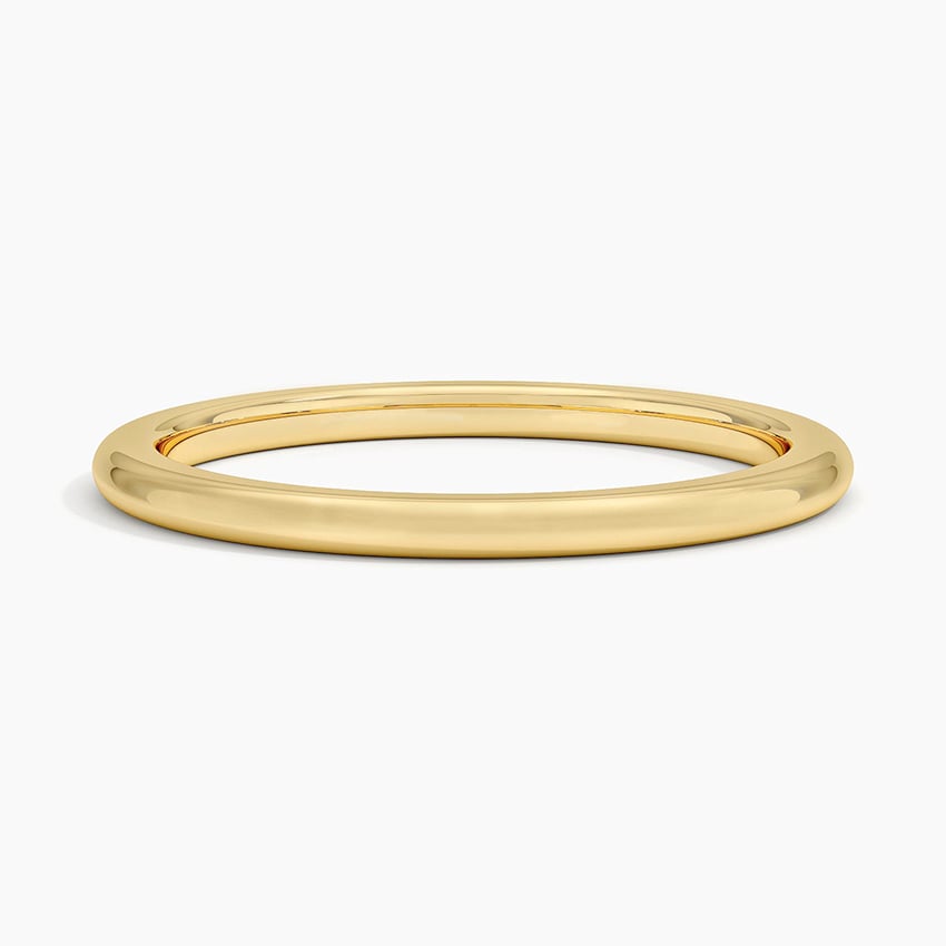 Fairmined 1.5mm Comfort Fit Wedding Ring Yellow Gold 18k Wedding Band