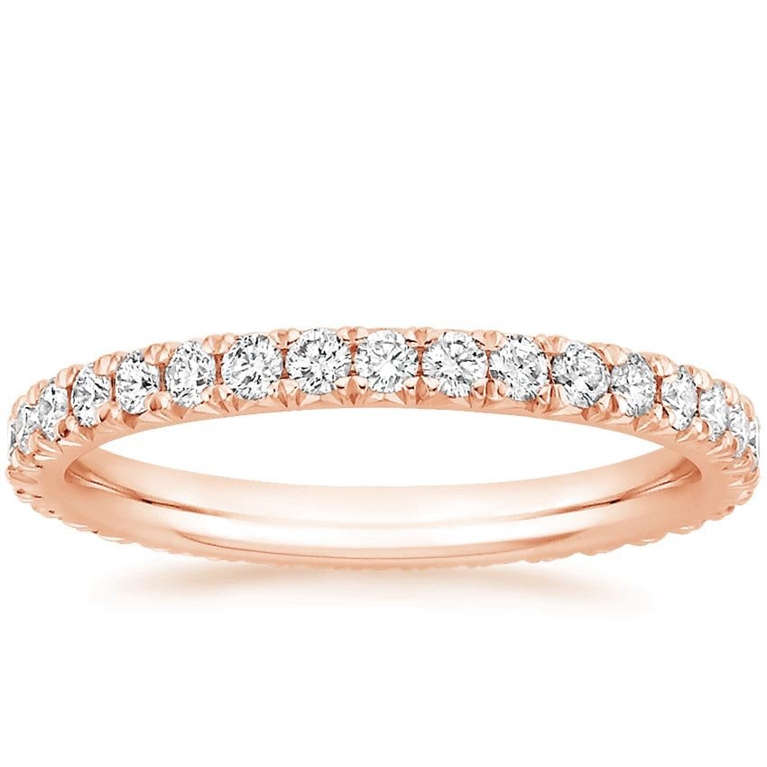Amelie Eternity Diamond Ring (2/3 ct. tw.) Rose Gold 18k Eternity Band