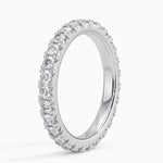 French Pavé Eternity Diamond Ring (1 ct. tw.) Platinum Eternity Band