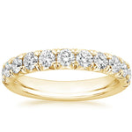 Ellora Half Coverage Diamond Ring (7/8 ct. tw.) Yellow Gold 18k Wedding Band