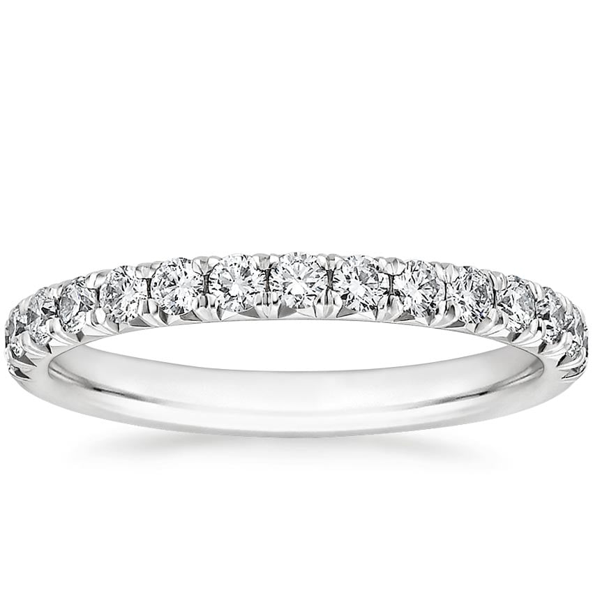 Sienna Half Coverage Diamond Ring (1/2 ct. tw.) Platinum Wedding Band