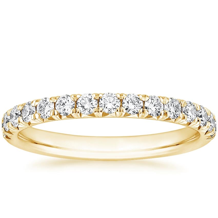 Sienna Half Coverage Diamond Ring (1/2 ct. tw.) Yellow Gold 18k Wedding Band