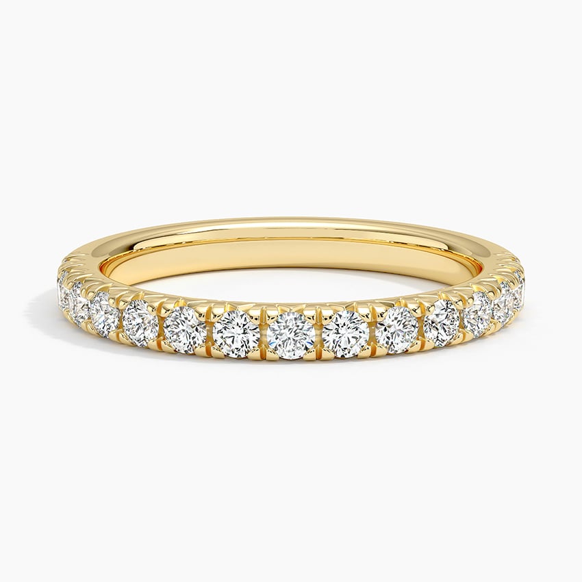 Sienna Half Coverage Diamond Ring (1/2 ct. tw.) Yellow Gold 18k Wedding Band
