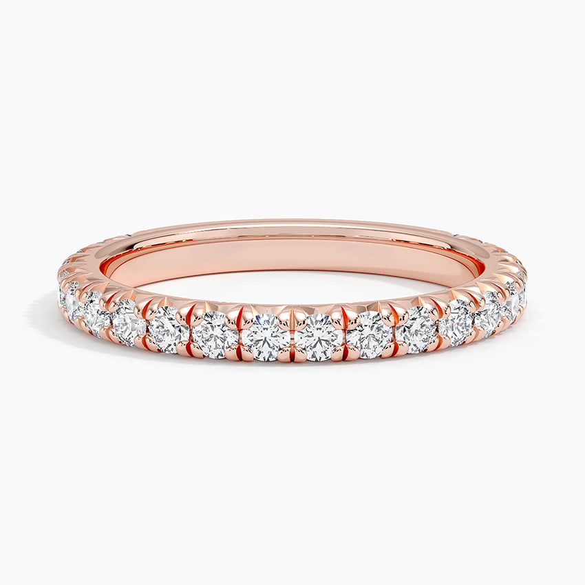 Sienna Three-Quarter Coverage Diamond Ring (5/8 ct. tw.) Rose Gold 18k Wedding Band