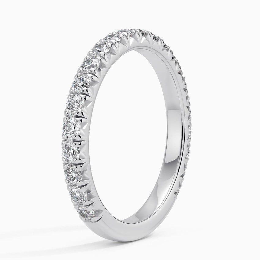 Sienna Three-Quarter Coverage Diamond Ring (5/8 ct. tw.) Platinum Wedding Band