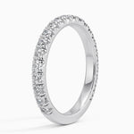 Sienna Three-Quarter Coverage Diamond Ring (5/8 ct. tw.) Platinum Wedding Band