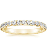 Sienna Three-Quarter Coverage Diamond Ring (5/8 ct. tw.) Yellow Gold 18k Wedding Band